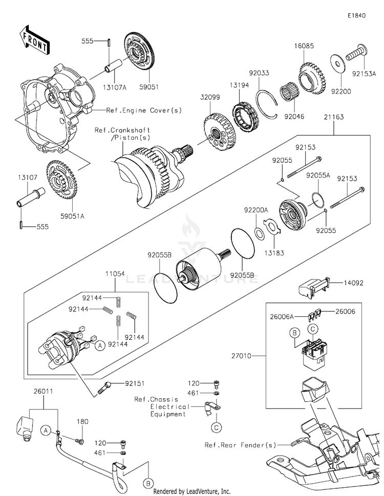Starter Motor Schematic