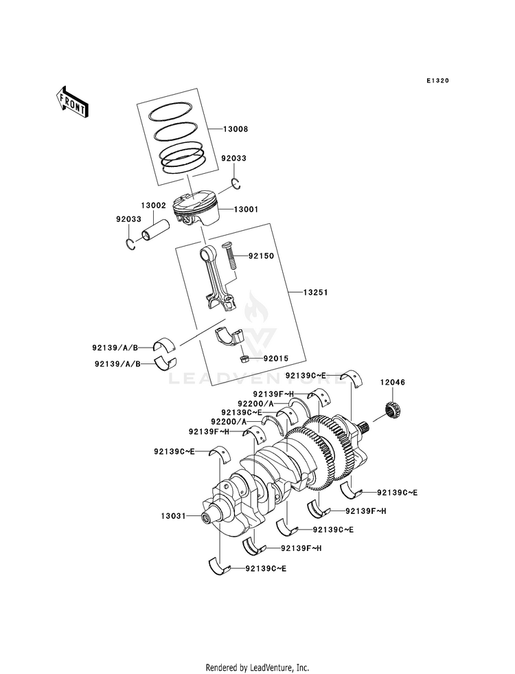 Crankshaft/Piston(S) Schematic