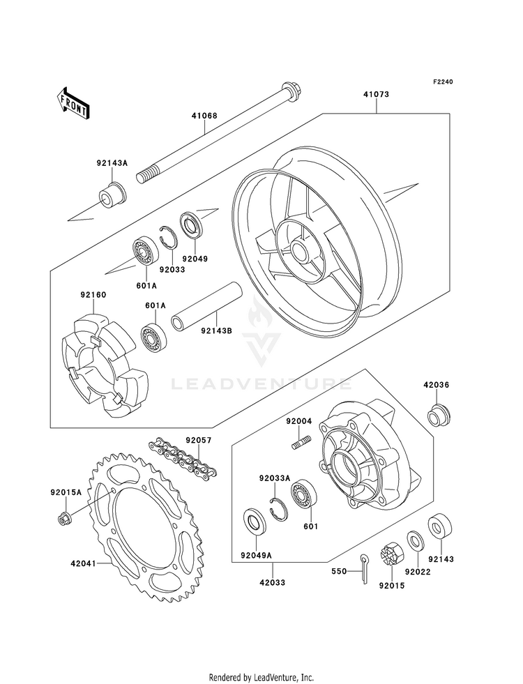 Rear Hub Schematic