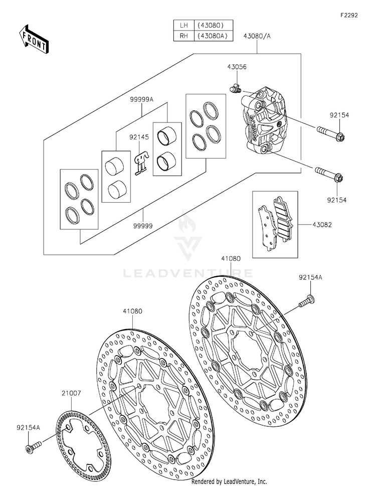 Front Brake Schematic