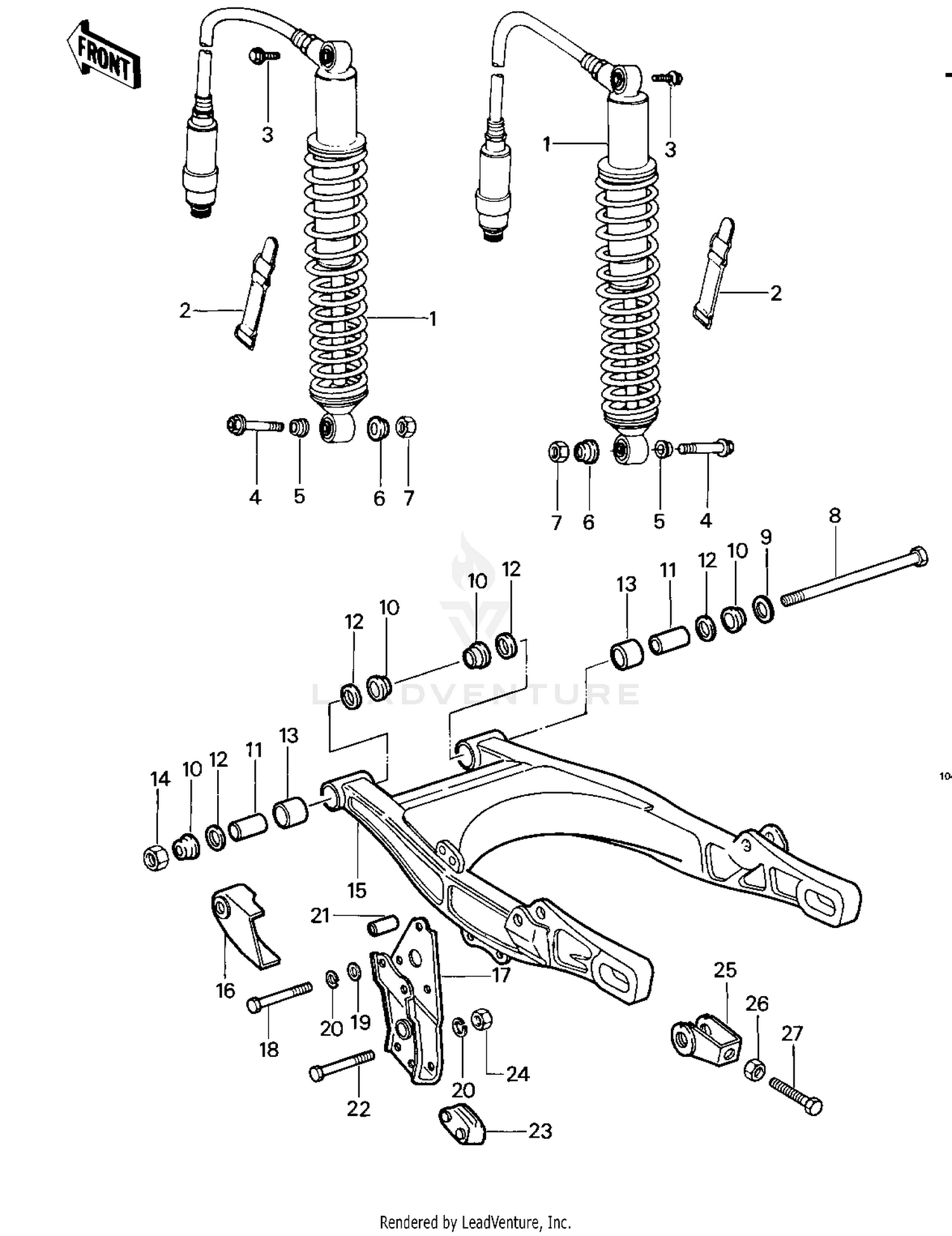 SWING ARM/SHOCK ABSORBERS