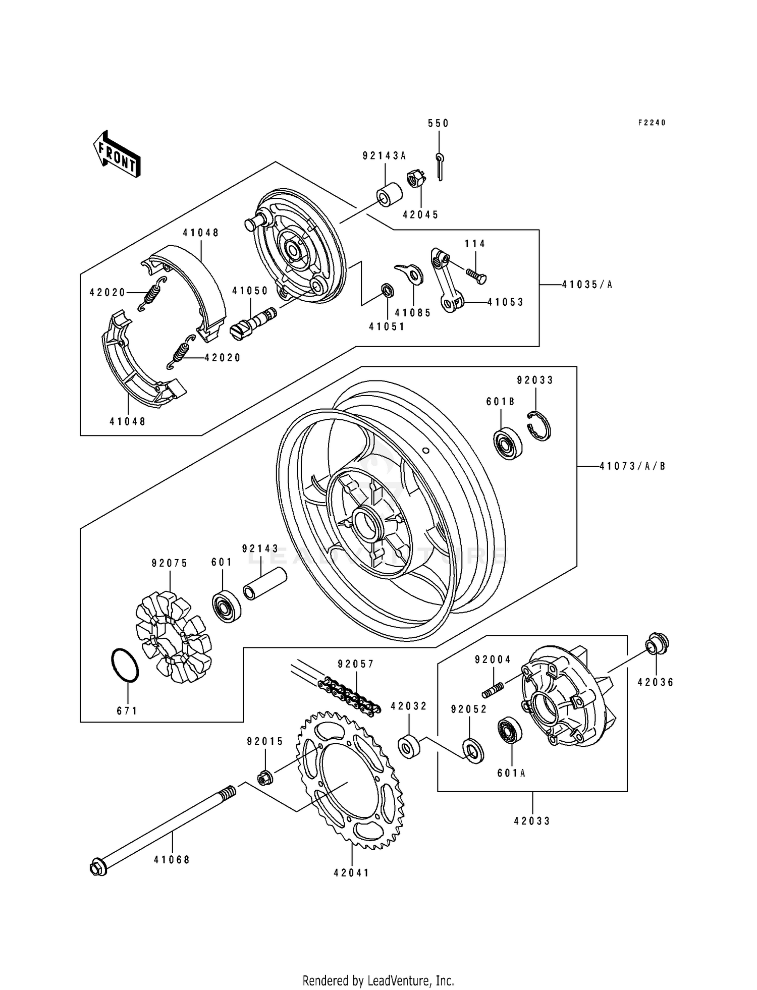 REAR WHEEL/CHAIN
