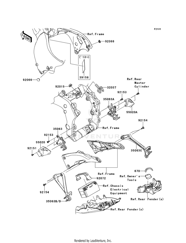 Frame Fittings Schematic