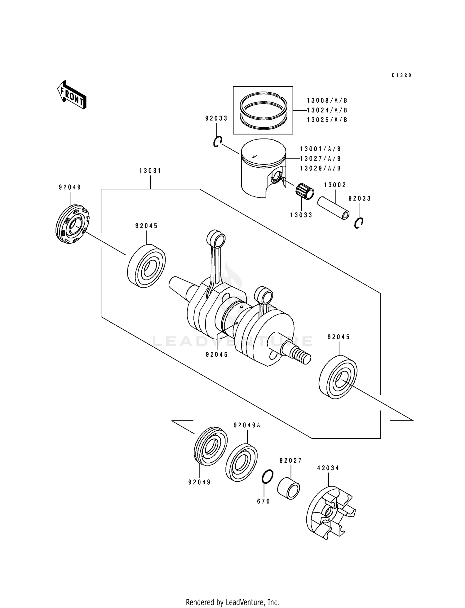 CRANKSHAFT/PISTON(S)(JS750-A1/A2)