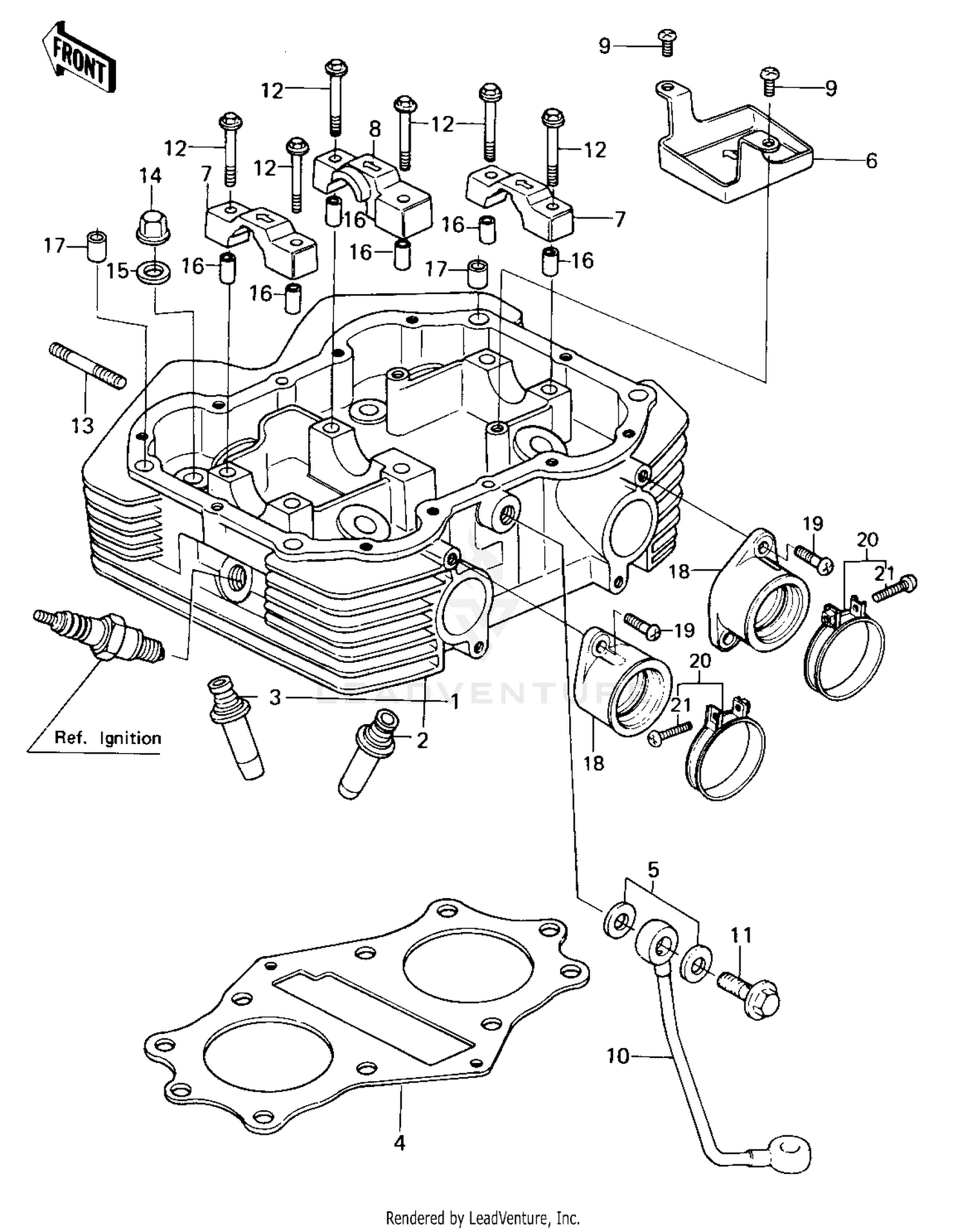 CYLINDER HEAD ('80 B1)