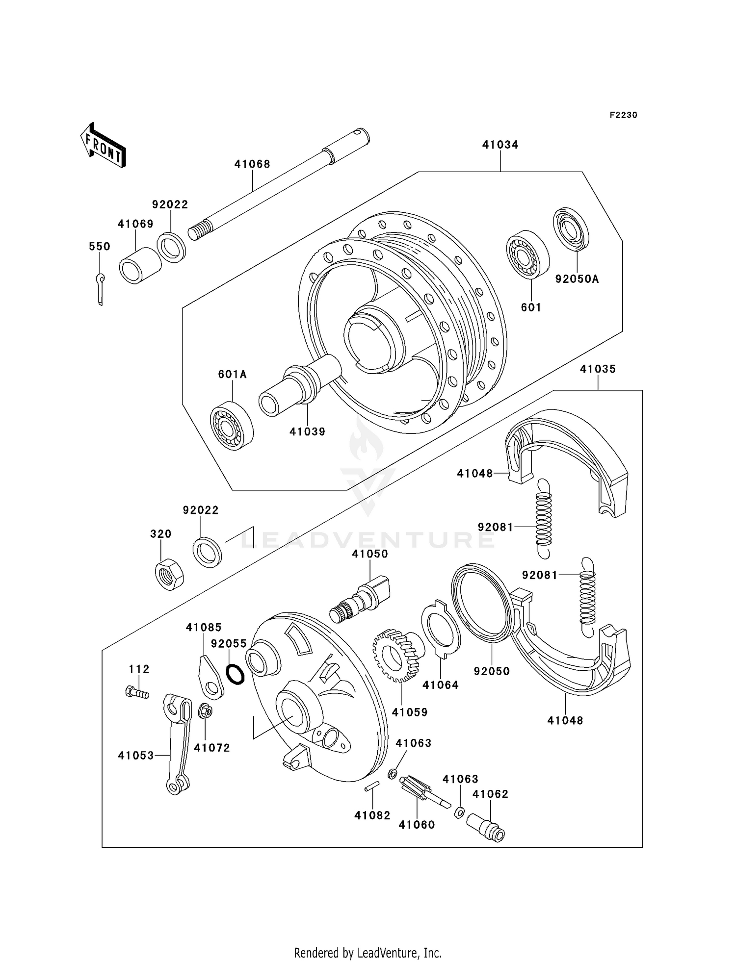 FRONT HUB