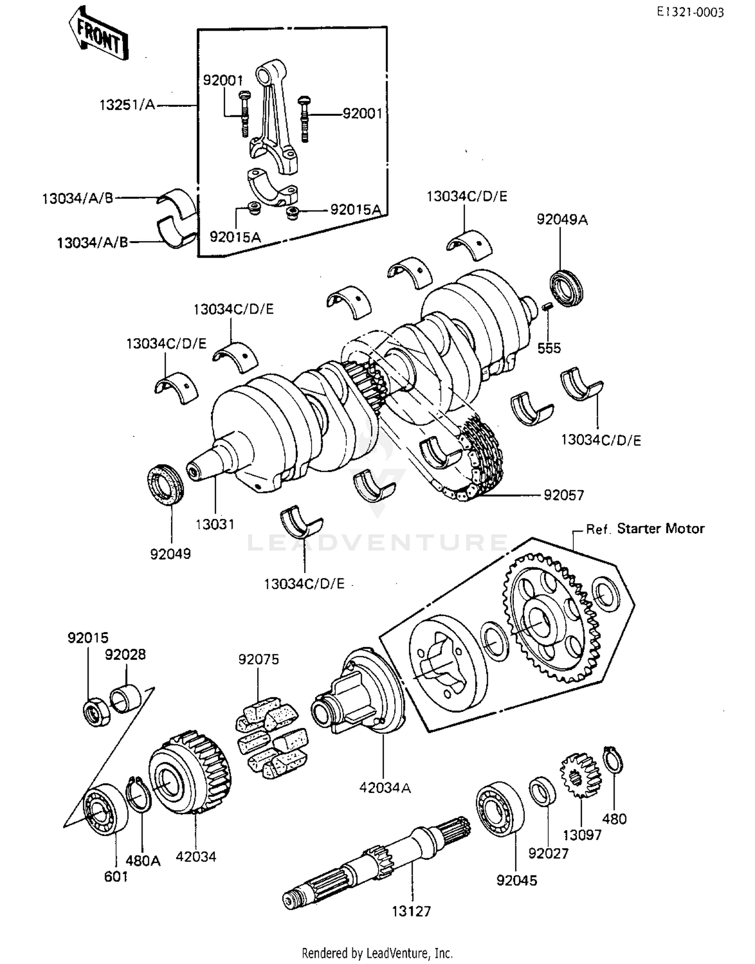CRANKSHAFT/SECONDARY SHAFT