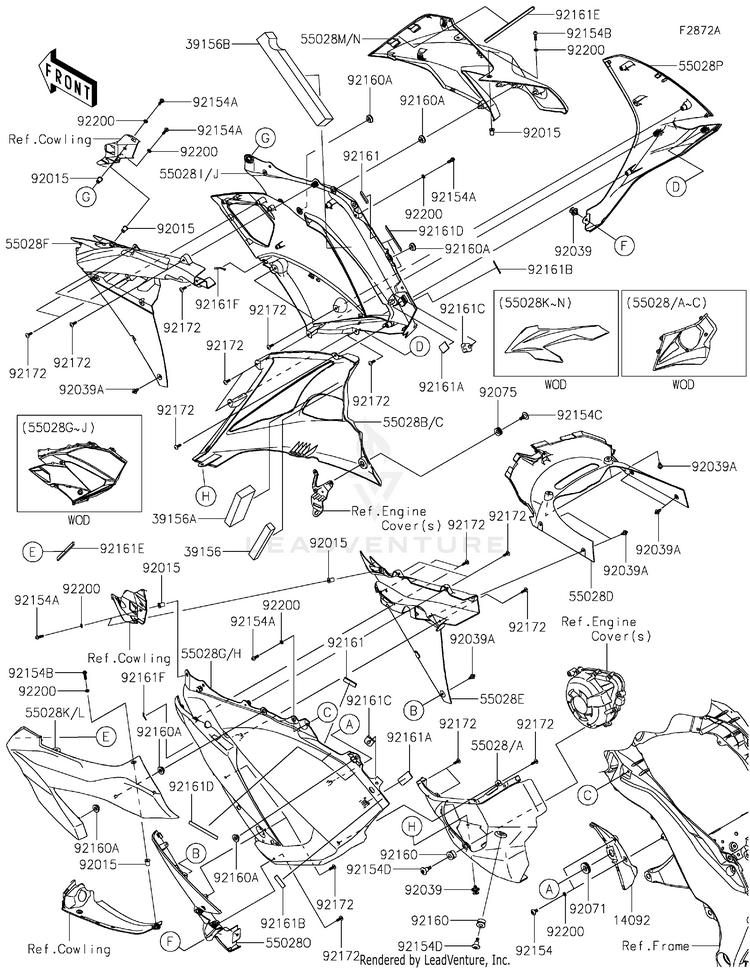 Cowling Lowers(Wkf) Schematic