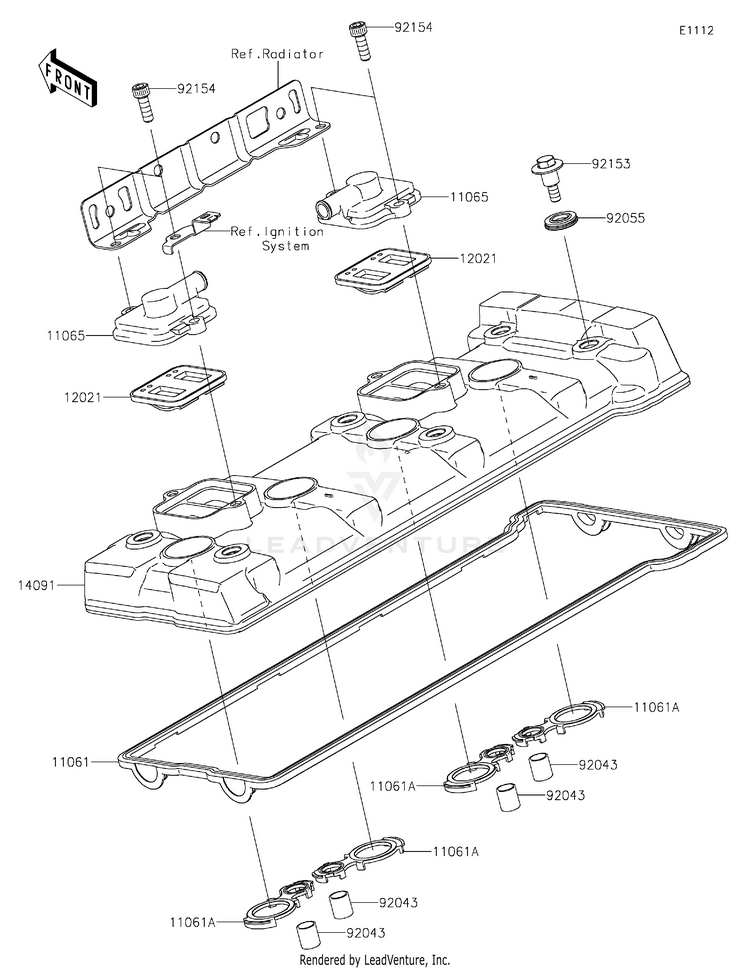 Cylinder Head Cover Schematic