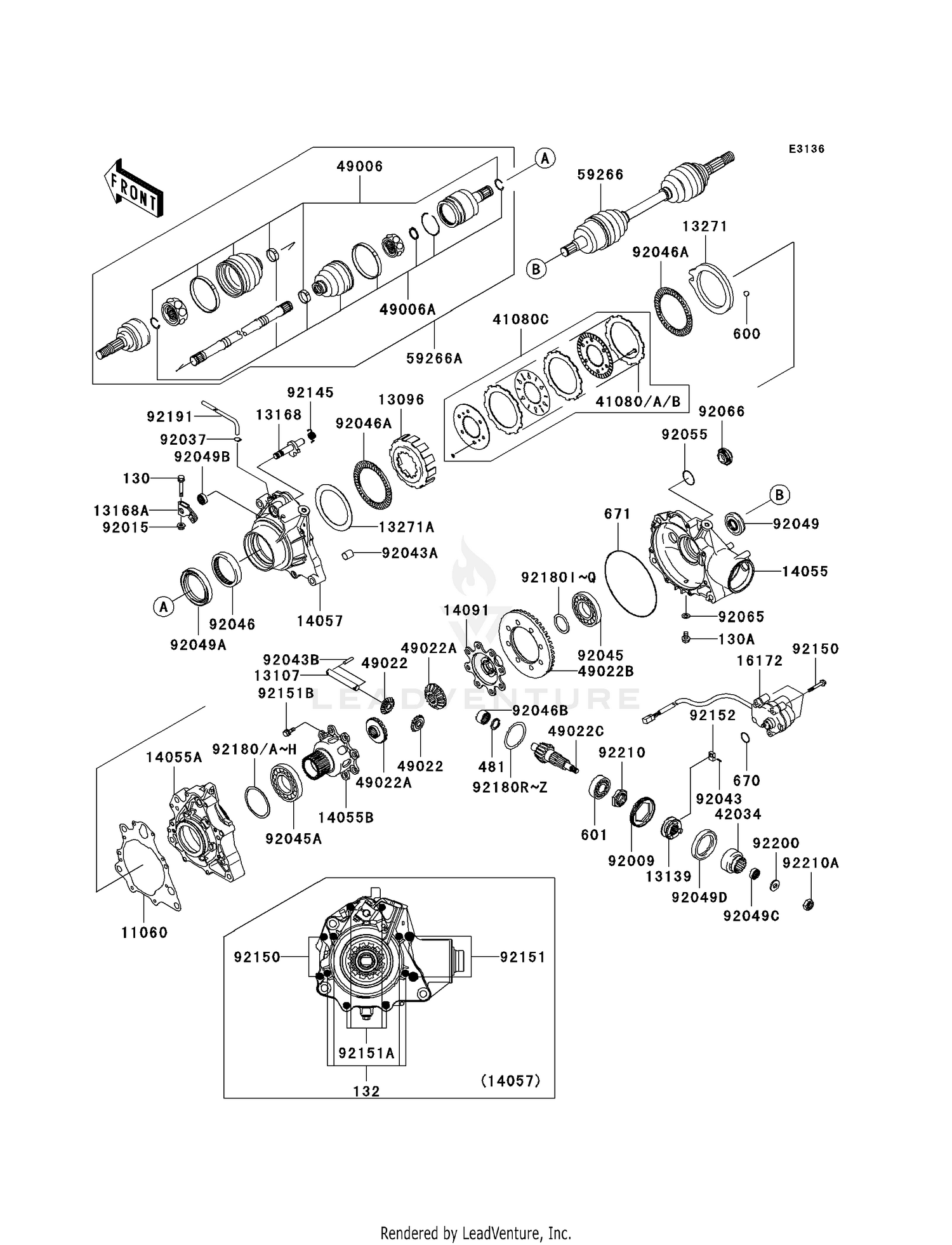 DRIVE SHAFT-FRONT