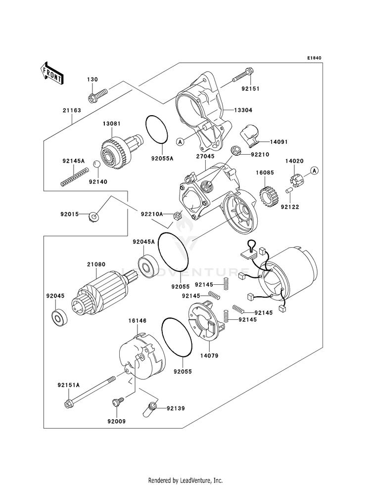 Starter Motor Schematic