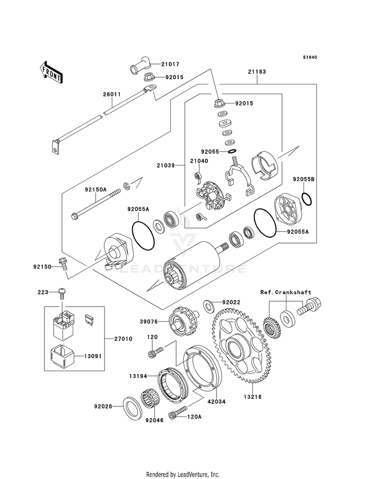 Starter Motor Schematic