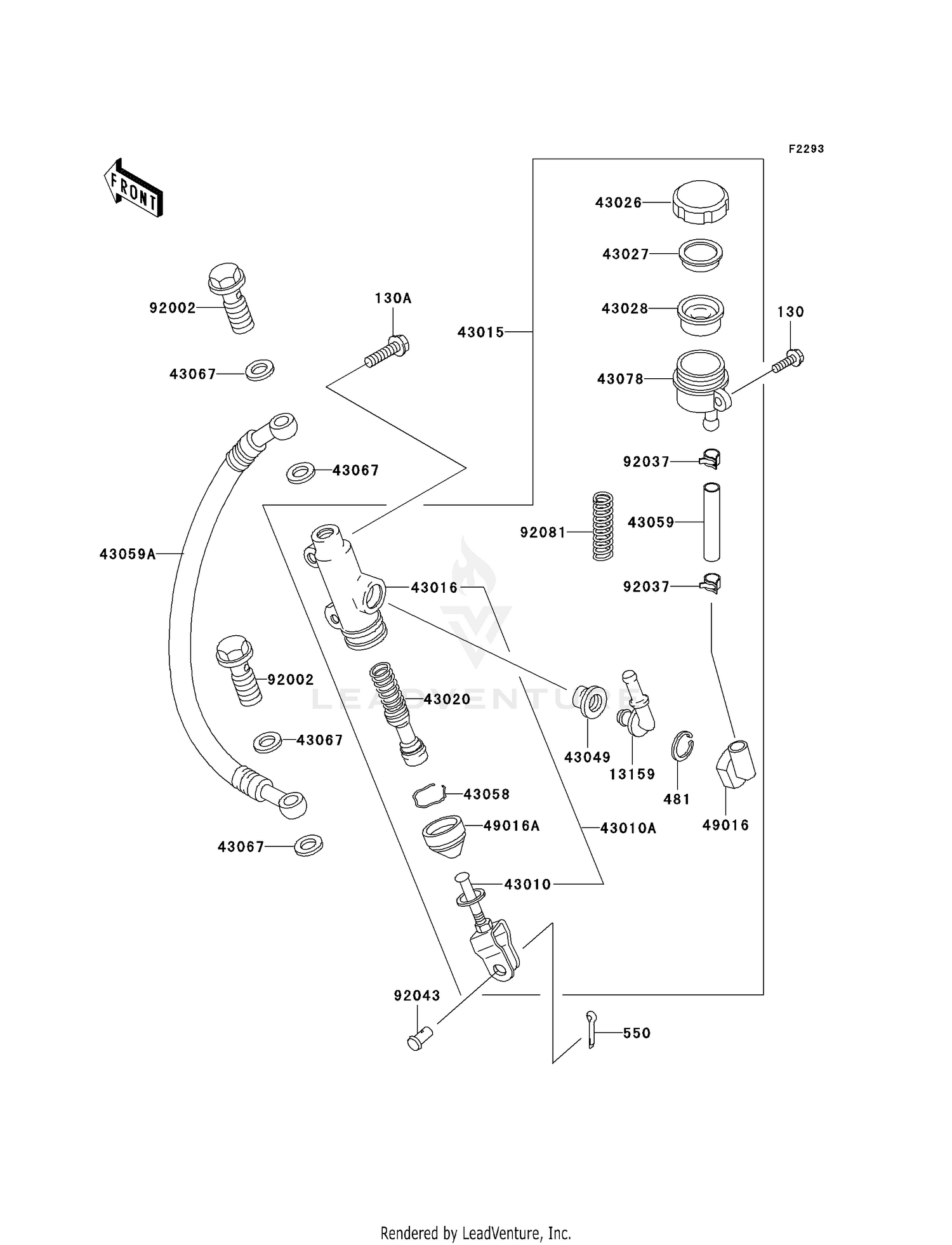 REAR MASTER CYLINDER (P20)