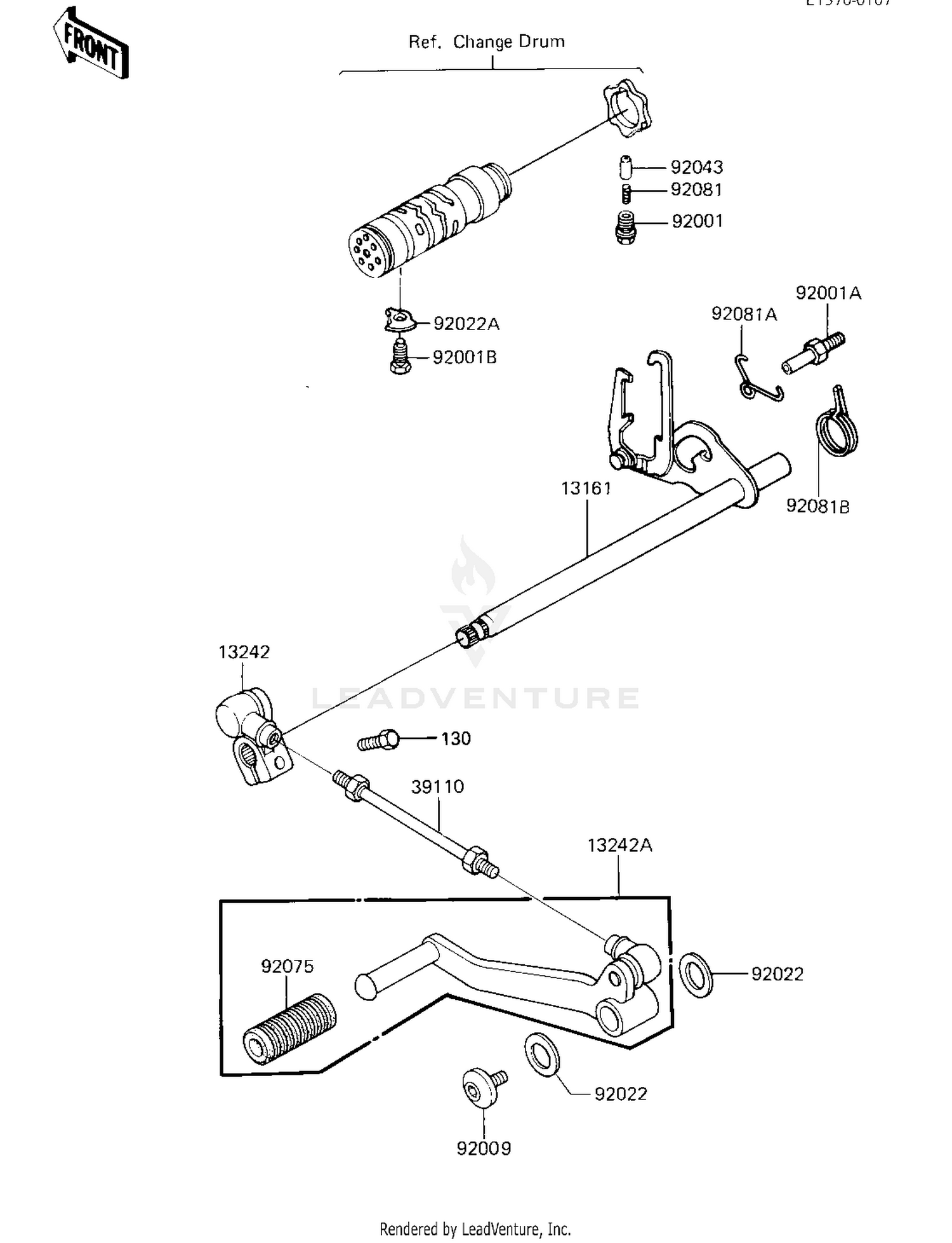 GEAR CHANGE MECHANISM
