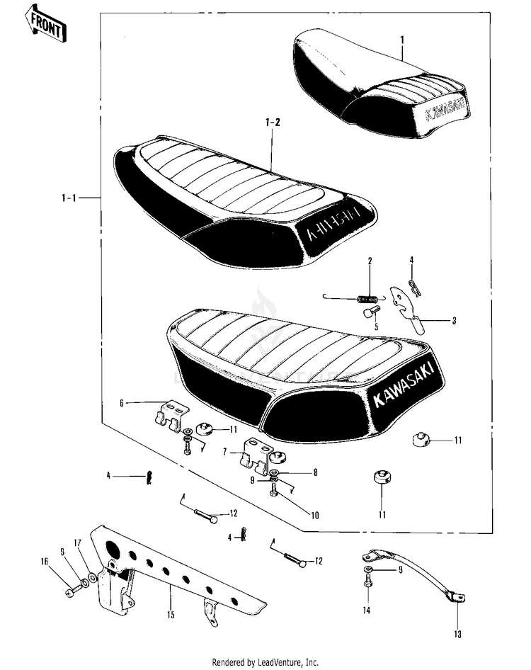 Seat/Chain Cover Schematic
