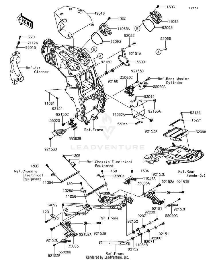 Frame Fittings Schematic