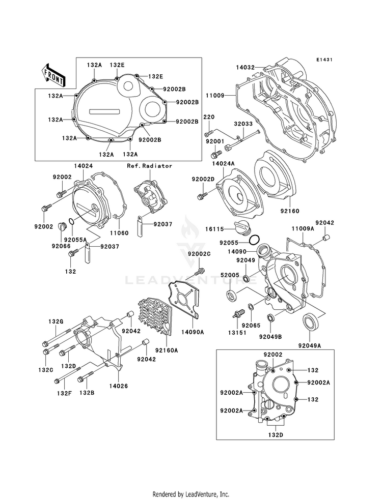 Engine Cover(S) Schematic