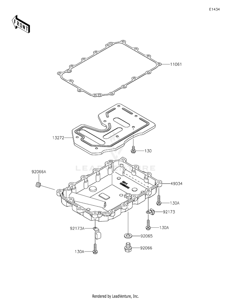 Oil Pan Schematic