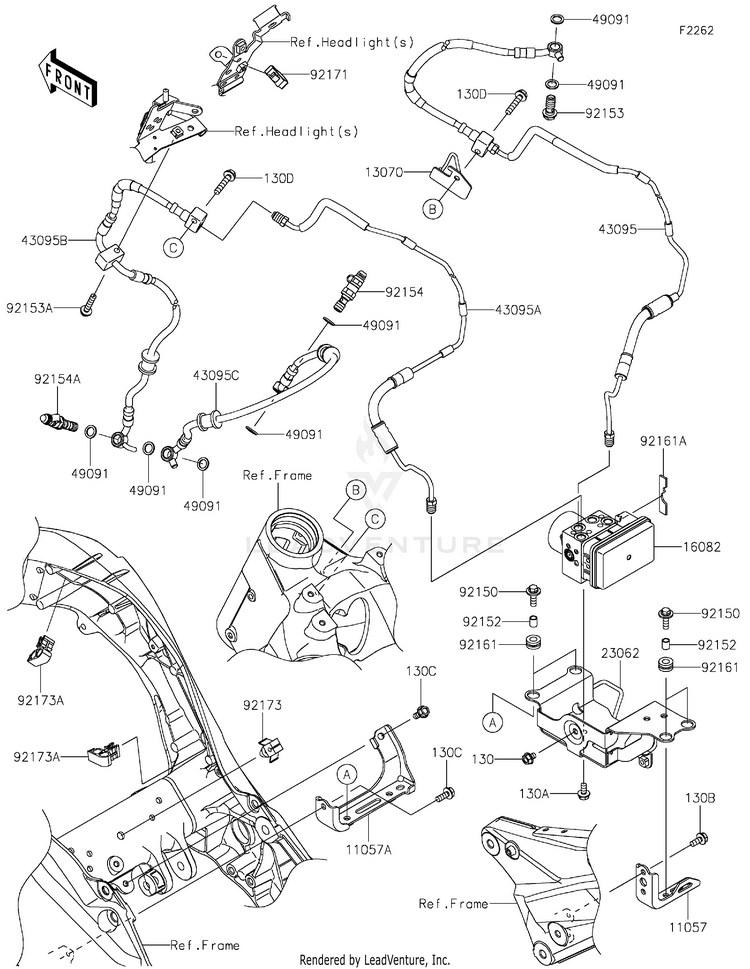 Brake Piping Schematic