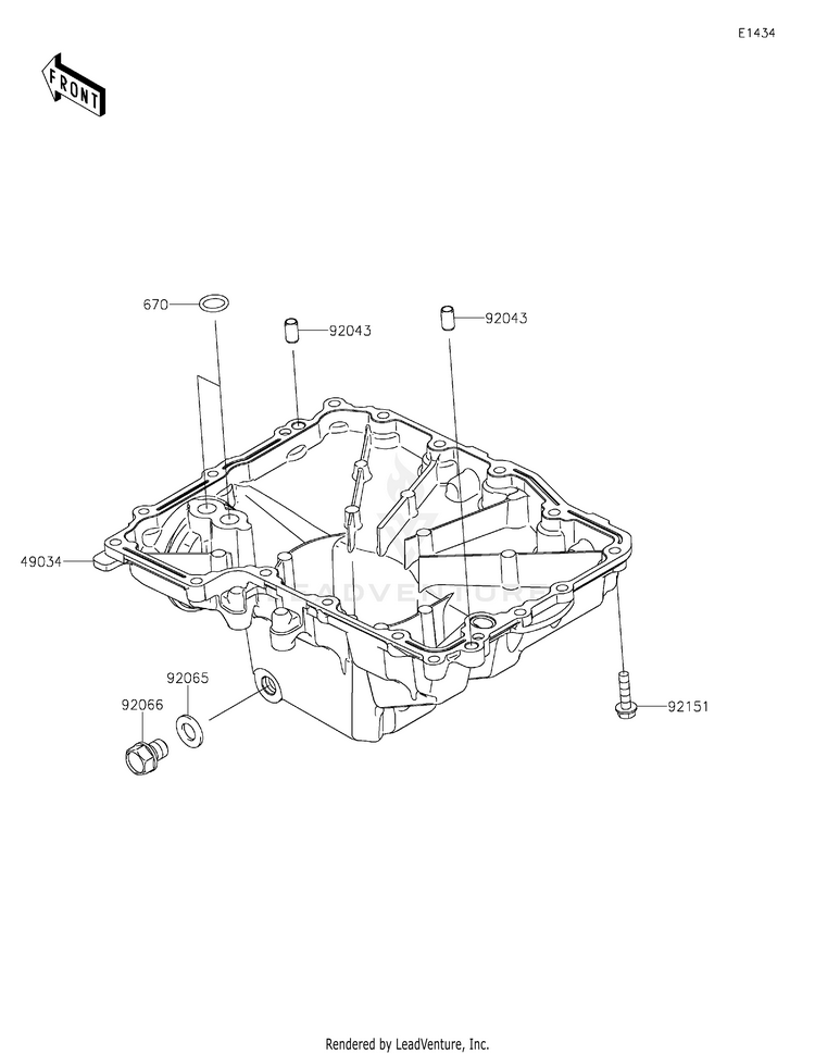 Oil Pan Schematic