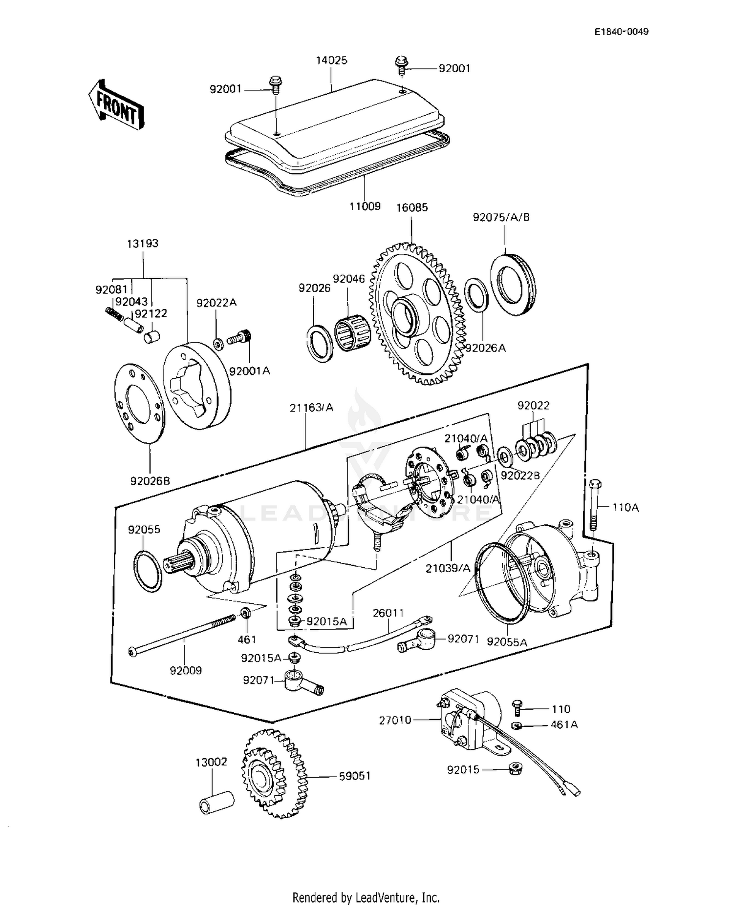 STARTER MOTOR/STARTER CLUTCH
