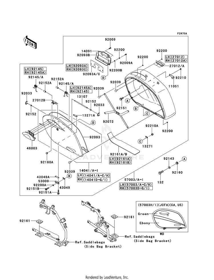 Saddlebags (Side Bag) Schematic