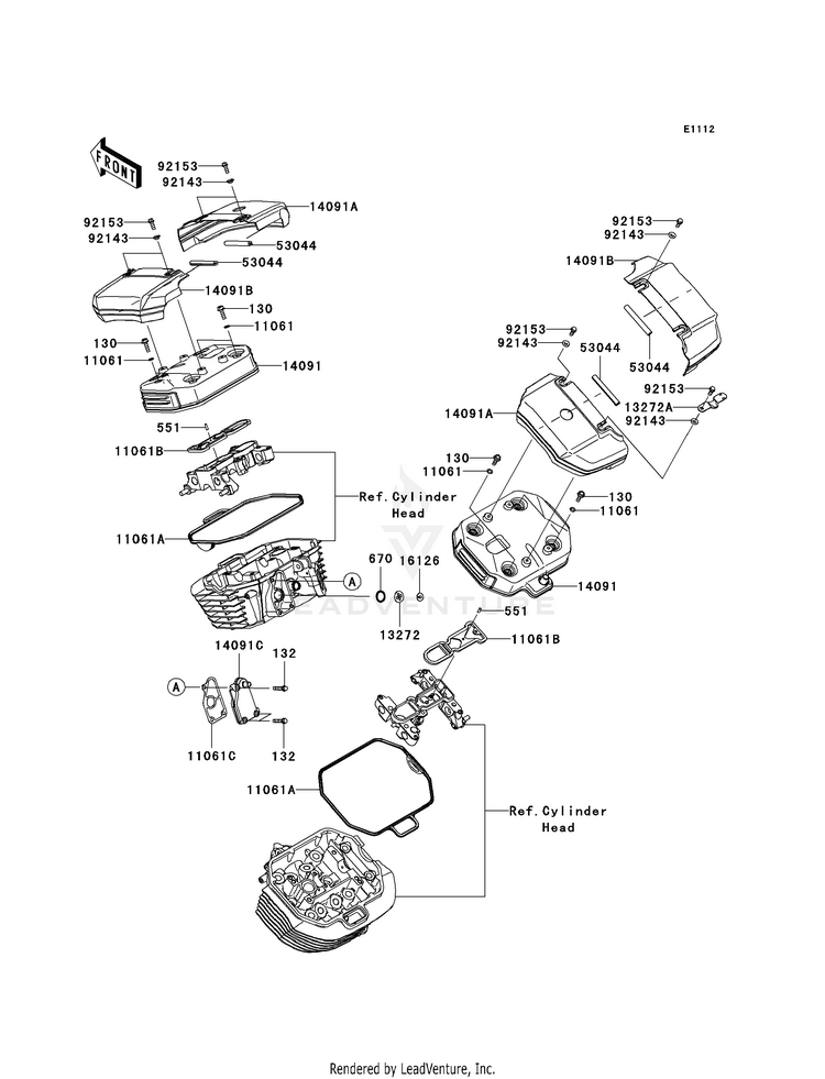 Cylinder Head Cover Schematic
