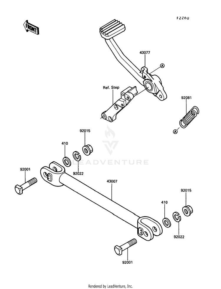 Brake Pedal Schematic