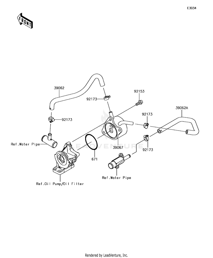 Oil Cooler Schematic