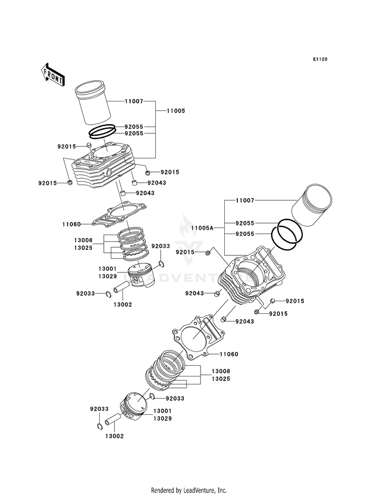 Cylinder/Piston(S) Schematic