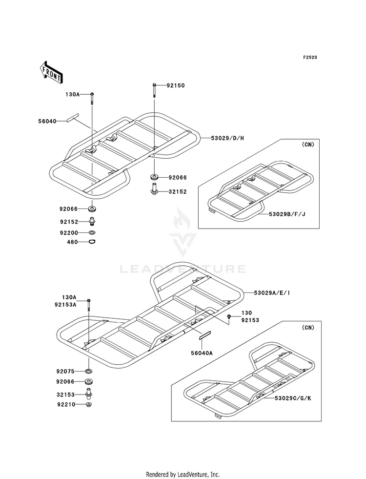 Carrier(S) KVF360AAF Prairie 360 4X4 (2010) Schematic