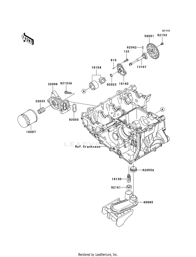 Oil Pump/Oil Filter Schematic