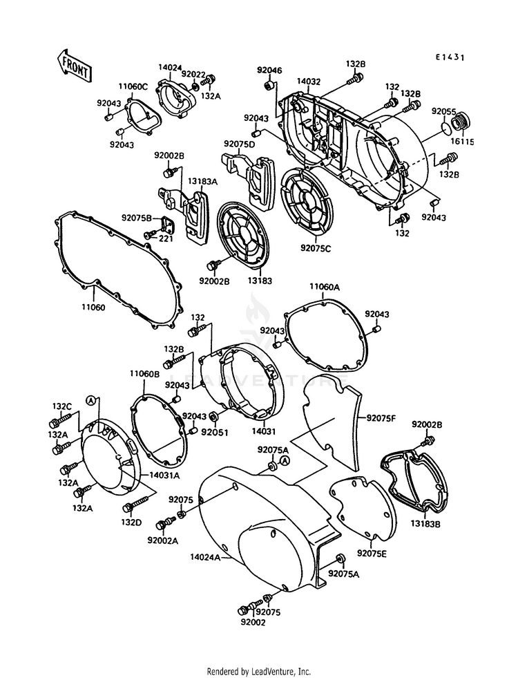 Engine Cover(S) Schematic