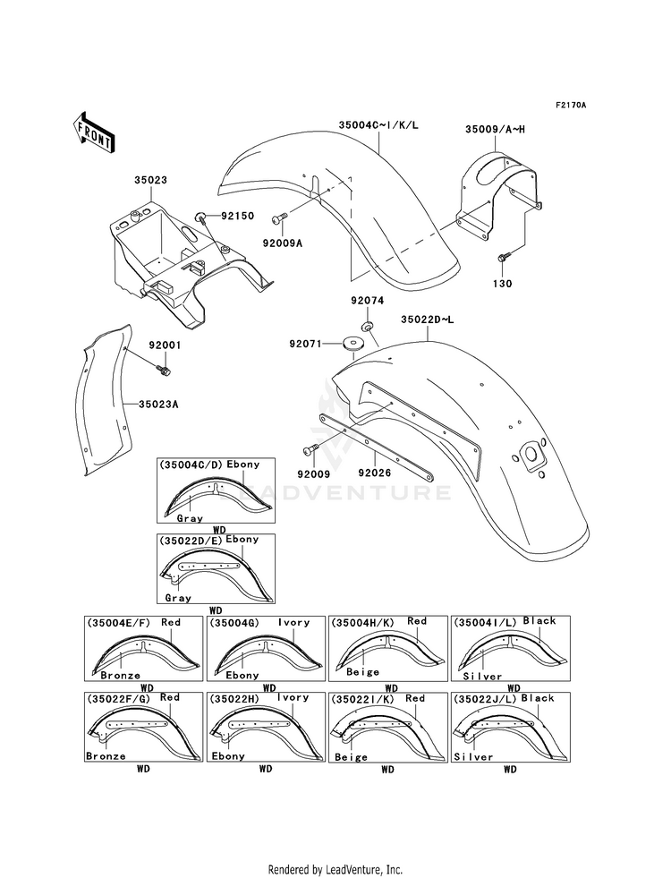 Fenders (Vn800-B4/B5) Schematic