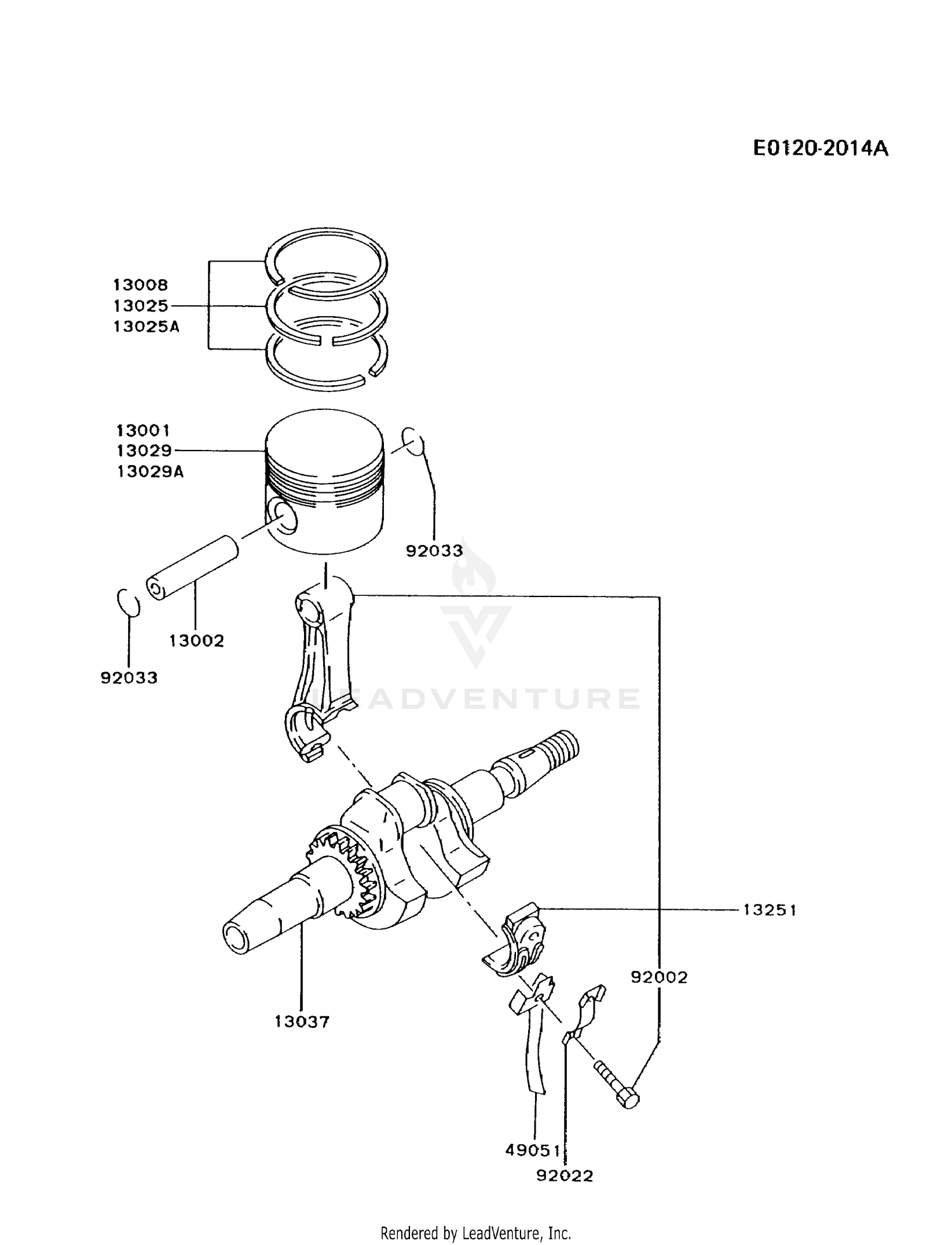 PISTON/CRANKSHAFT