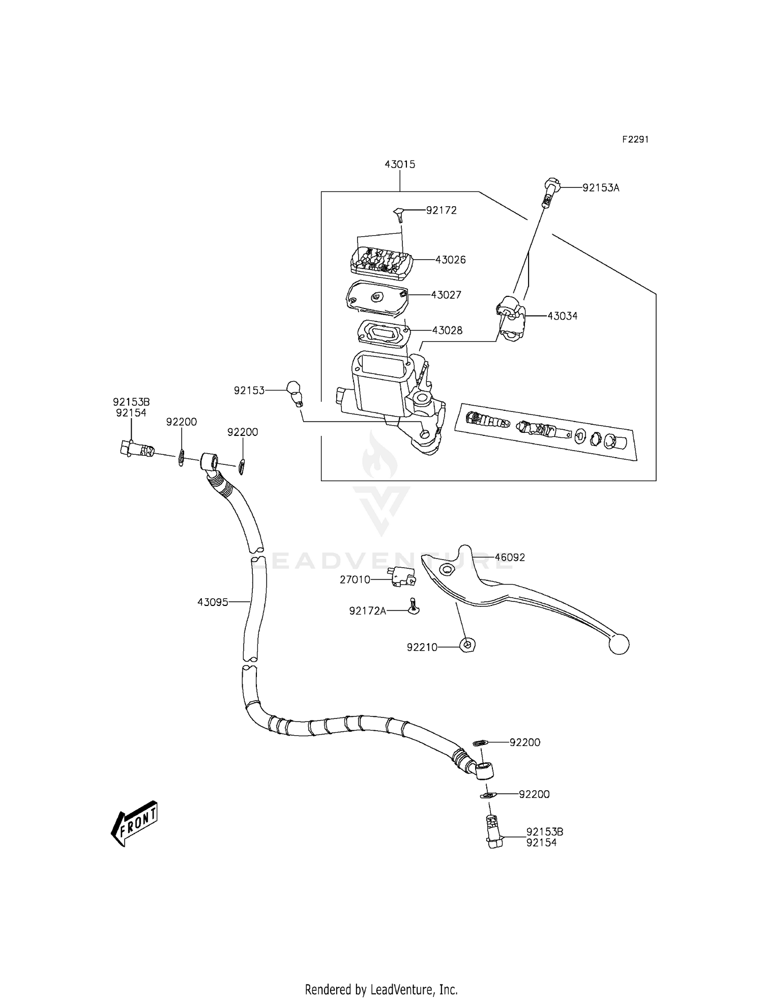 FRONT MASTER CYLINDER