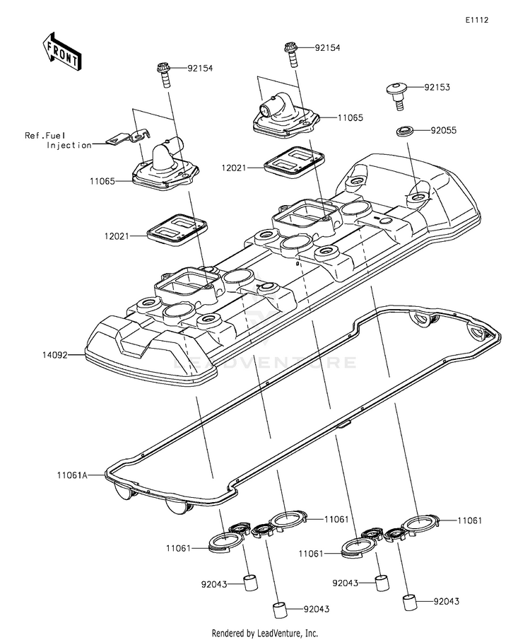 Cylinder Head Cover Schematic