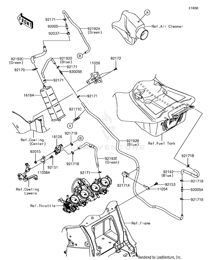 Fuel Evaporative System(Ca) Schematic