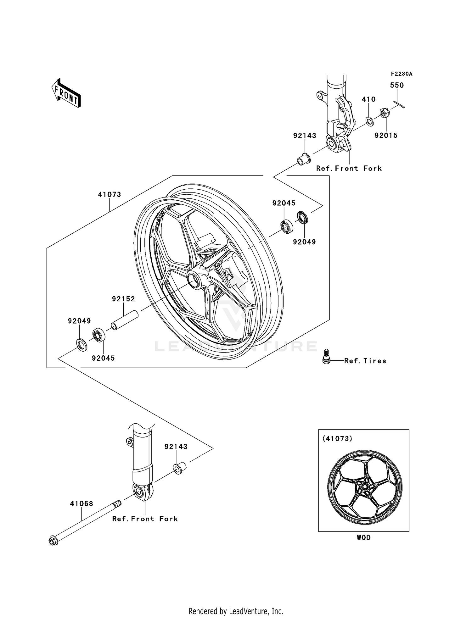 FRONT WHEEL (AESA)