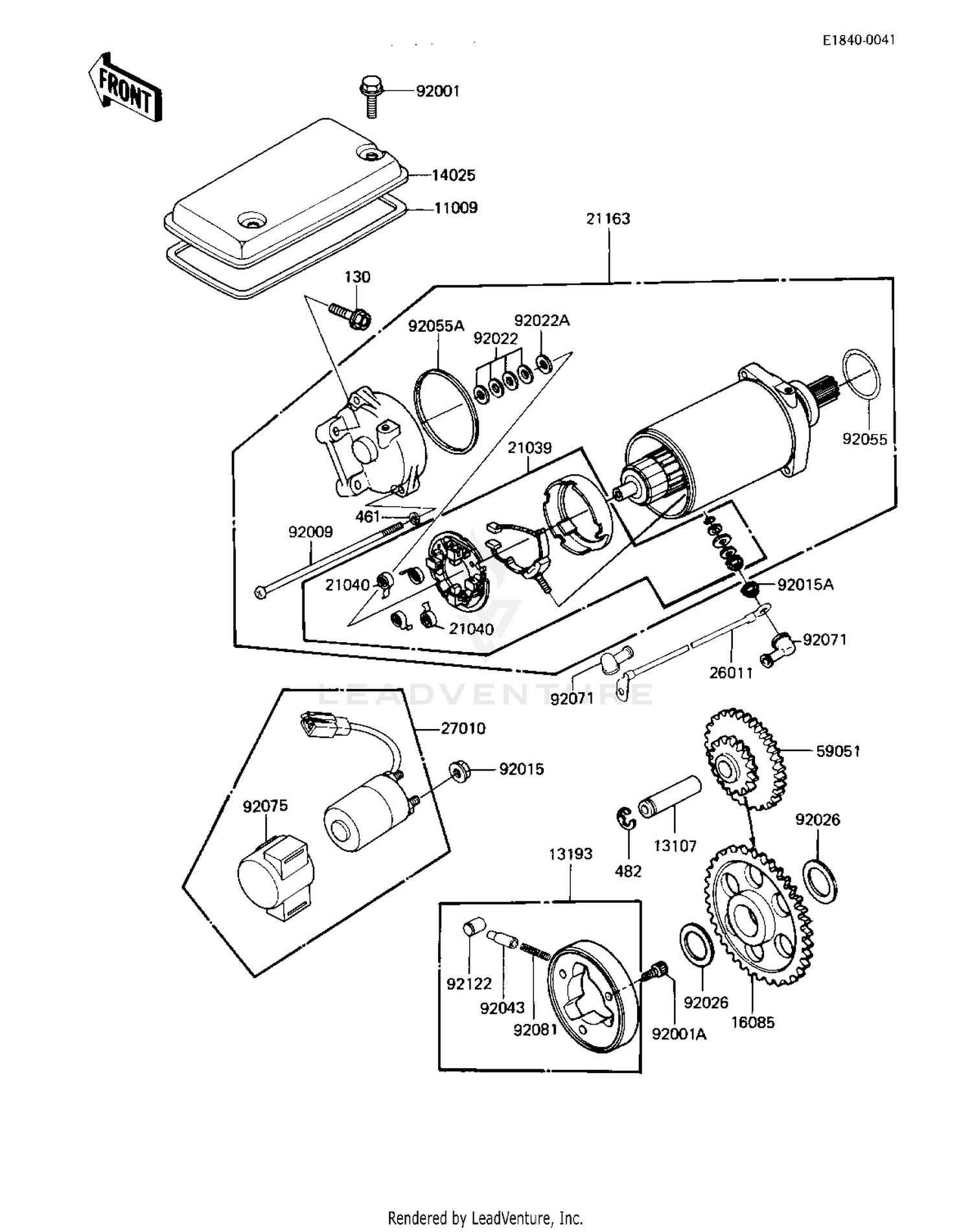 STARTER MOTOR/STARTER CLUTCH