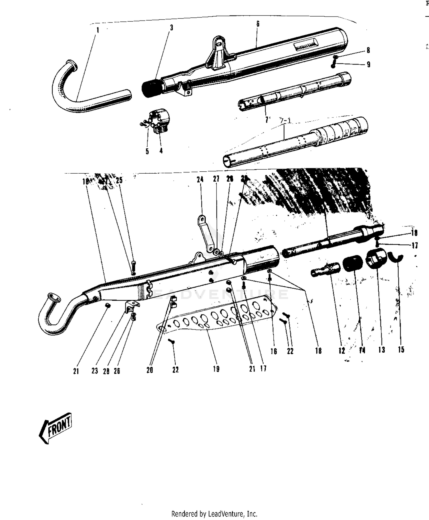 MUFFLER ('69-'73)