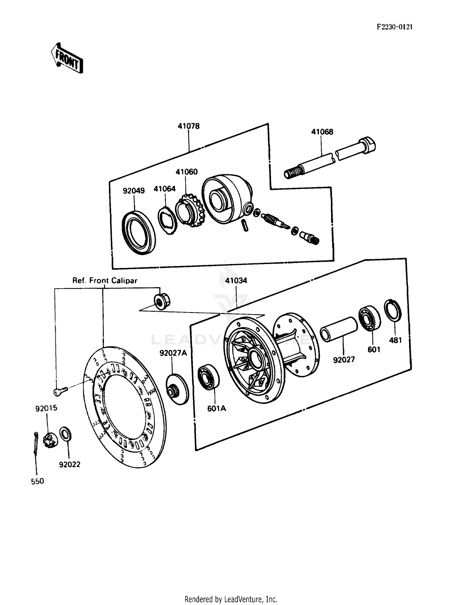 FRONT HUB