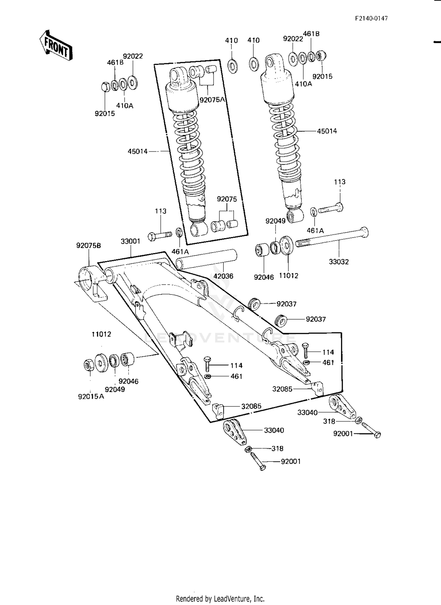 SWING ARM/SHOCK ABSORBERS