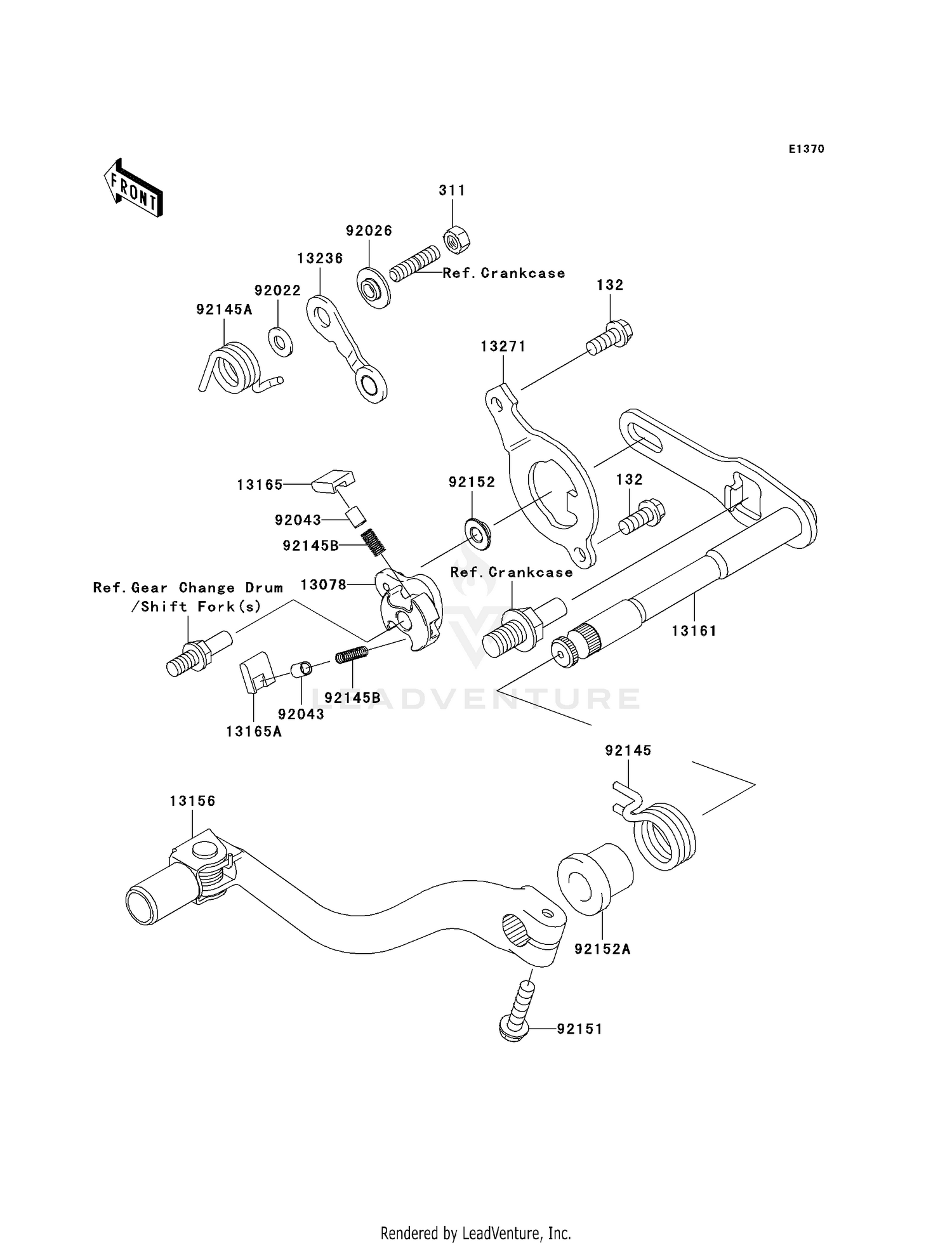 GEAR CHANGE MECHANISM
