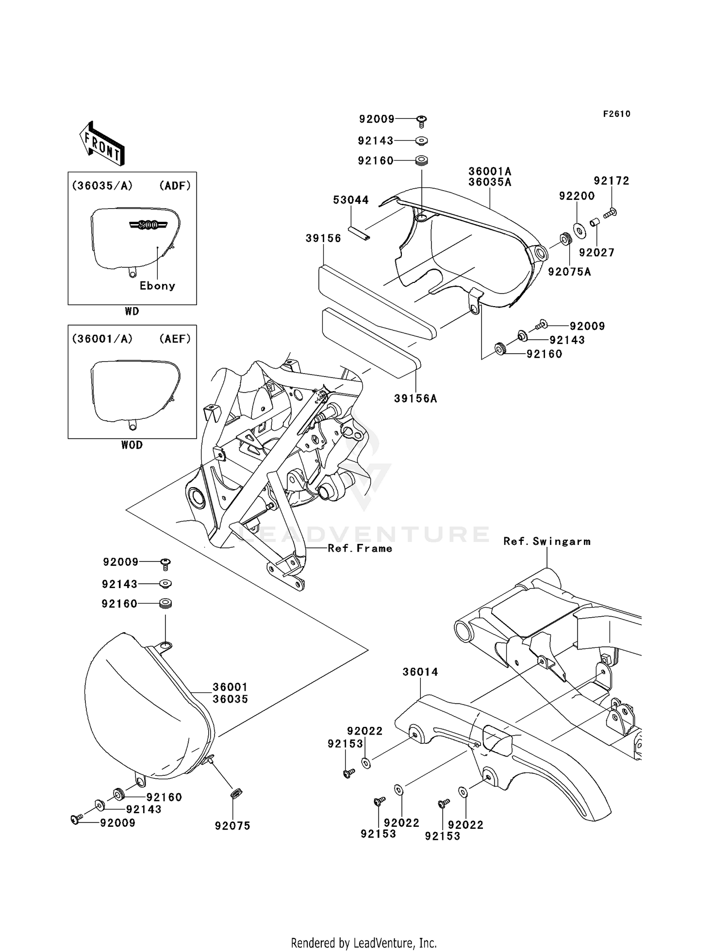 SIDE COVERS/CHAIN COVER (ADF/AEF)