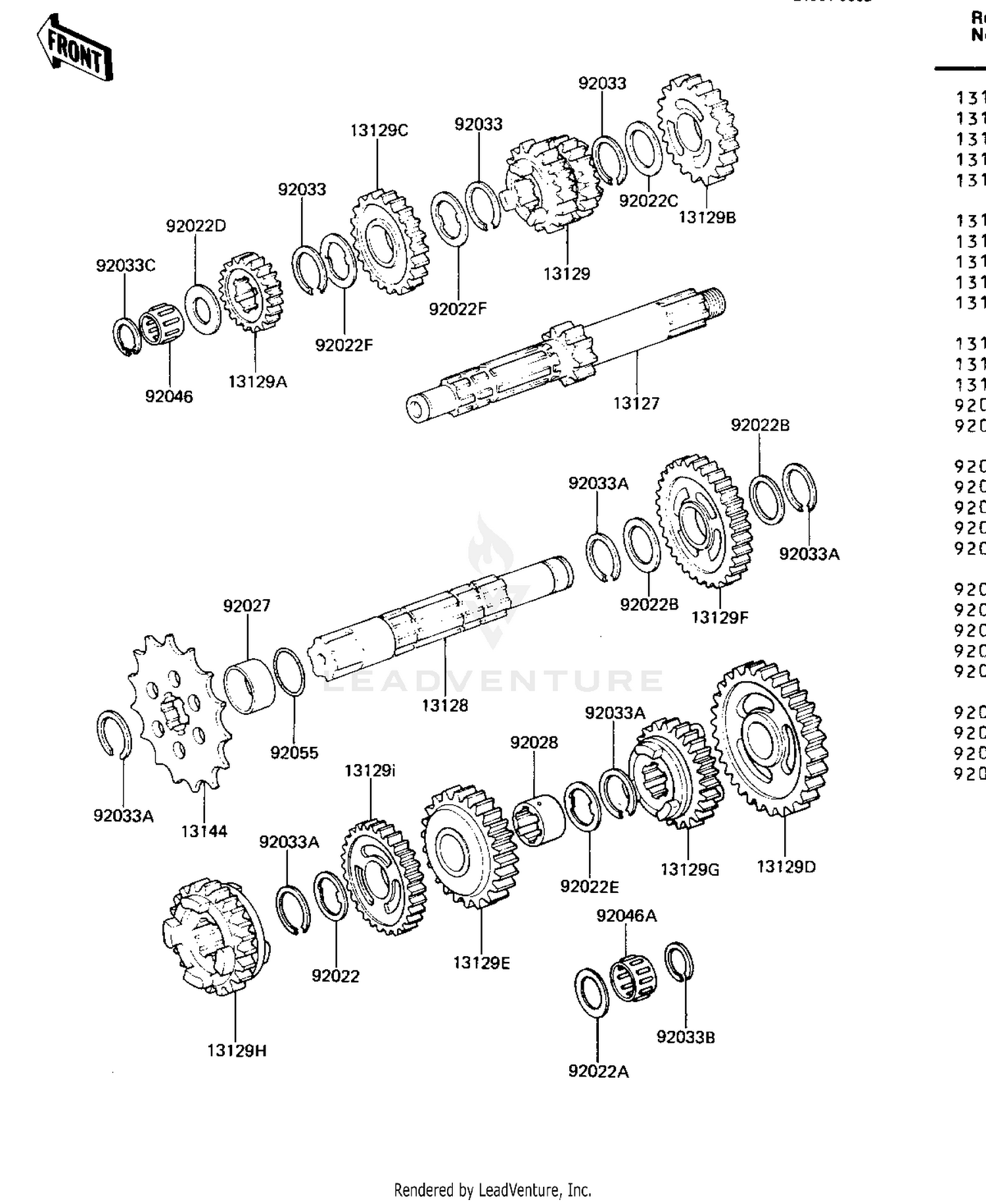 Assembly diagram
