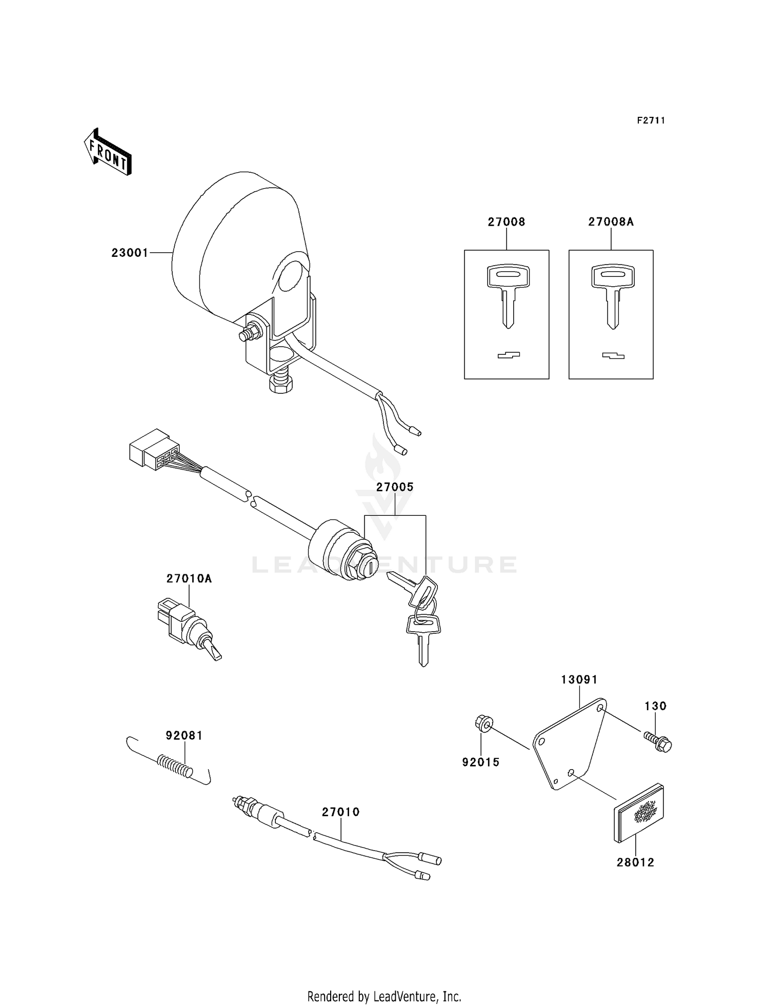 HEADLIGHT(S)/IGNITION SWITCH