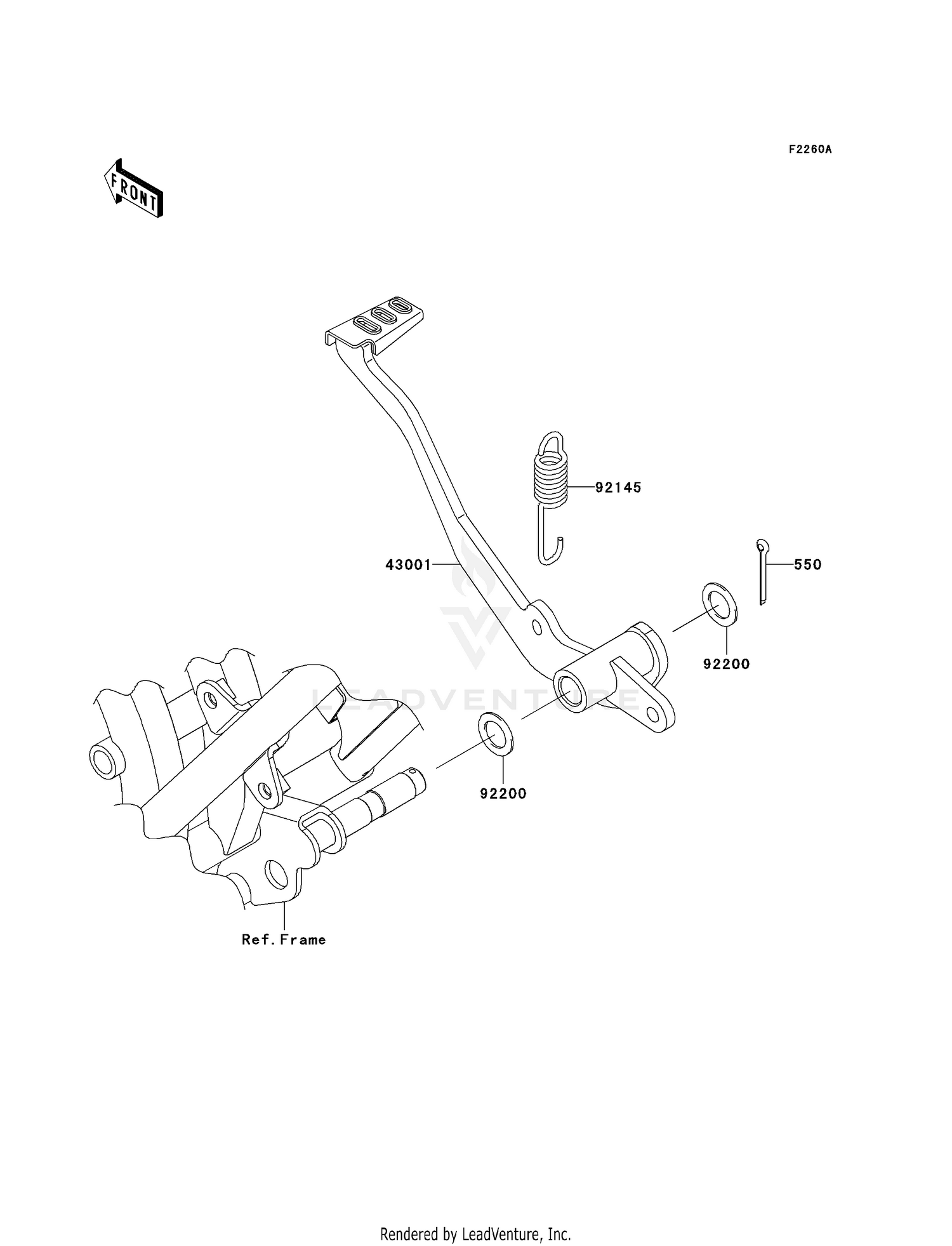 BRAKE PEDAL (BAF)