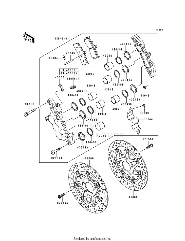 Front Brake Schematic