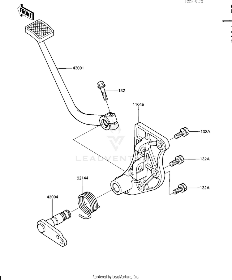 Brake Pedal Schematic